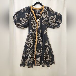 Love Kyla Floral Button-Front Puff Sleeve Dress – Size Small, NWT